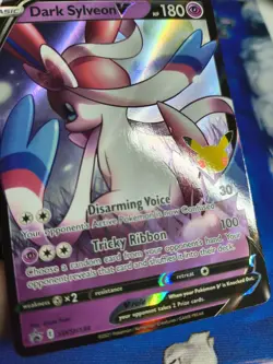 Dark Sylveon V - SWSH134 - SWSH: Sword & Shield Promo Cards Holo - PTCG - MP - Image 3