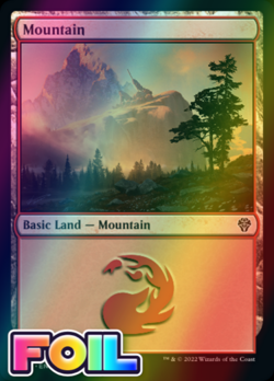 x1 Mountain DMU MTG 273/281 FOIL COMMON M/NM 1x - Image 1