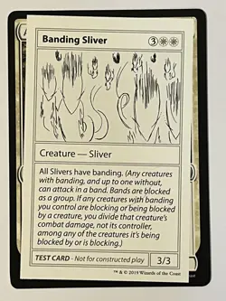 Banding Sliver Mystery Booster: Convention Edition Exclusives Non-Foil MTG NM - Image 1