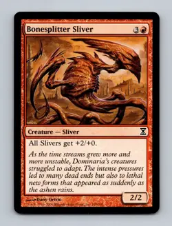 Bonesplitter Sliver Time Spiral Non-Foil MTG NM - Image 1
