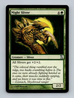 Might Sliver Time Spiral Non-Foil MTG NM - Image 1