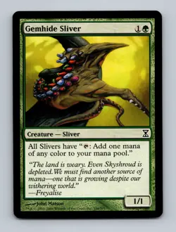 Gemhide Sliver Time Spiral Non-Foil MTG NM - Image 1