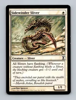 Sidewinder Sliver Time Spiral Non-Foil MTG NM - Image 1