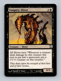 Vampiric Sliver Time Spiral Non-Foil MTG NM - Image 1