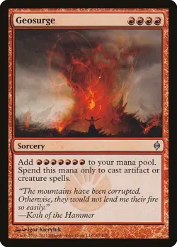 Geosurge NM/LP - New Phyrexia - Magic the Gathering MtG - Image 1