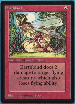 Earthbind Beta MINT Red Common MAGIC THE GATHERING CARD (ID# 515314) ABUGames - Image 1
