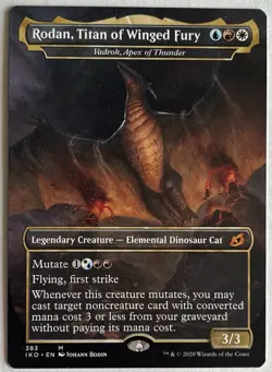 Rodan, Titan of Winged Fury - Vadrok, Apex of Thunder Ikoria N/M #383 NON-FOIL - Image 1