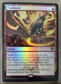 Flashback 115 Rare Secrets of Strixhaven Magic: The Gathering Foil Near Mint - Image 1