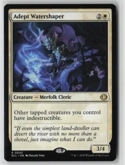 Adept Watershaper 3 Rare Lorwyn Eclipsed Near Mint - Image 1