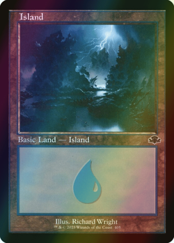 MTG Island (405) Foil ** Dominaria Remastered ** English (NM) - Image 1