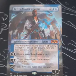 Wizards of the Coast Teferi, Master of Time Borderless Core Set 2021 Mythic Pla… - Image 1