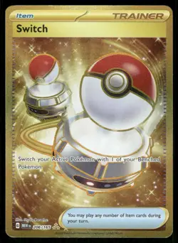 Pokemon Cards Switch 206/165 151 Hyper Rare NM - Image 1