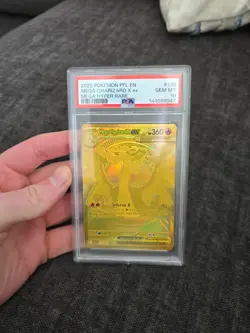2025 POKEMON PFL EN-PHANTASMAL FLAMES MEGA HYPER RARE MEGA CHARIZARD X EX PSA 10 - Image 1