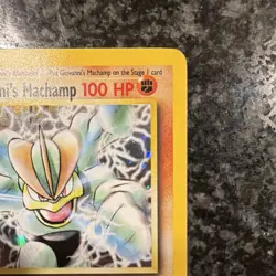 Giovanni's Machamp 6/132 Gym Challenge Holo Rare 1st Edition 100 HP (EN) 1999 - Image 3