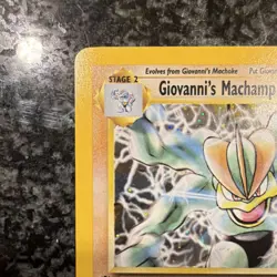 Giovanni's Machamp 6/132 Gym Challenge Holo Rare 1st Edition 100 HP (EN) 1999 - Image 4
