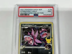 2021 POKEMON SWSH BLACK STAR PROMO #138 HYDREIGON C-HOLO PSA 9 - Image 4