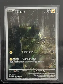 Blitzle 195/182 Illustration Rare Paradox Rift Pokemon Card - Image 1