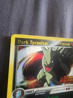 Pokemon Dark Tyranitar 20/109 Team Rocket Returns Reverse Holo - Image 2