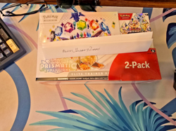 Pokemon Prismatic Evolutions ETB & Booster Bundle! Costco 2-pack Lot of 8 - Image 2