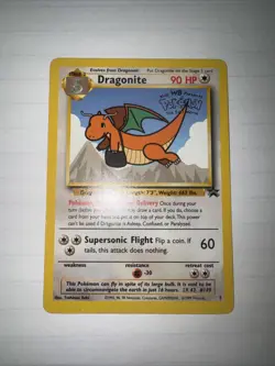 Moderate Play - 1999 POKEMON GAME MOVIE 5 DRAGONITE MOVIE PROMO - Image 1