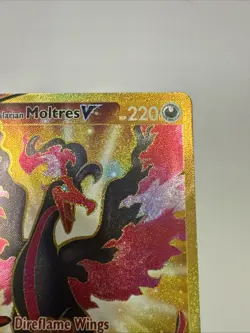 Pokemon Galarian Moltres V 183/172 Brilliant Stars Secret Rare Holo 220 HP - Image 4