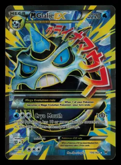 M Glalie EX 156/162 Ultra Rare BREAKthrough Pokemon Moderately Played - Image 1