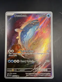 Dondozo 207/198 Scarlet & Violet Base Set Illustration Rare Pokemon NM - Image 1