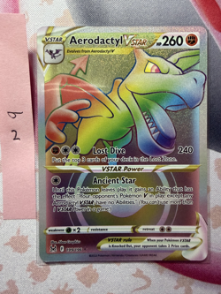 Pokemon TCG Aerodactyl VSTAR 199/196 Secret Rare NM - Image 1