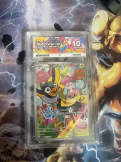 Pokemon TCG ACE 10 Iono’s Wattrel 231/217 Perfect Subgrades Ascended Heroes - Image 1