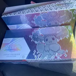 2 Sealed Boxes Prismatic Evolutions Super Premium Collection S & V Pokemon - Image 1