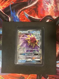 Pokemon TCG Starmie GX 14/68 Hidden Fates Extended Art Ultra Rare Holo 2019 - Image 1