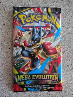 Pokemon TCG Mega Evolution Booster Pack English, Sealed - Image 1