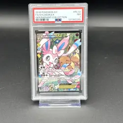 2016 POKEMON XY GENERATIONS RADIANT COLL #RC32 FULL ART/SYLVEON EX PSA 7 - Image 1