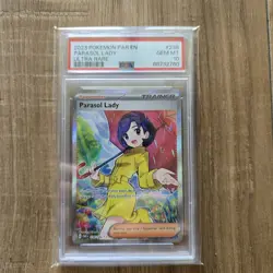 Pokemon Parasol Lady Ultra Rare Holo SV04: Paradox Rift 238/182 PSA 10 - Image 1