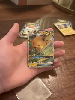 Pokemon TCG Raichu GX SM213 & Raichu V Brilliant Stars NM - Image 2