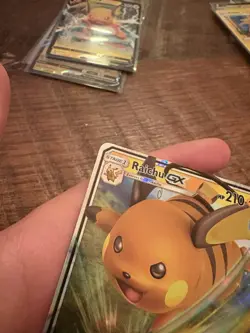 Pokemon TCG Raichu GX SM213 & Raichu V Brilliant Stars NM - Image 3