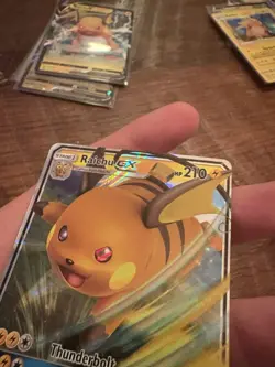 Pokemon TCG Raichu GX SM213 & Raichu V Brilliant Stars NM - Image 4