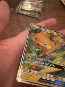 Pokemon TCG Raichu GX SM213 & Raichu V Brilliant Stars NM - Image 5