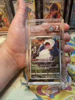 Pokemon Snorlax Japanese Dark Phantasma 077/071 Character Rare TAG 7 Near Mint - Image 5