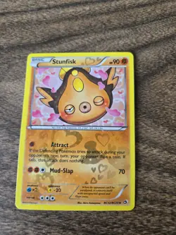 Pokemon Stunfisk Full Art Holo Legendary Treasures RC12/RC25 Uncommon 90 HP 70 … - Image 1