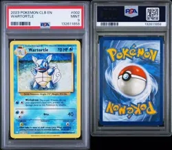 2023 Pokemon CLB EN Wartortle # 002 PSA 9🔥 - Image 3