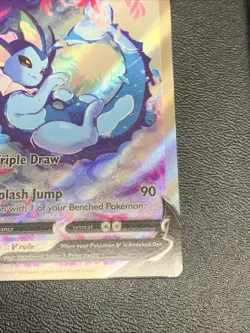 Pokemon TCG Vaporeon v Full Art 2021 SWSH181 Alt Art Black Star Promo NM - Image 4