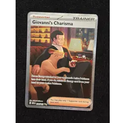 Pokemon Giovanni's Charisma Special Illustration Rare Full Art Holo 151 204/165 - Image 1