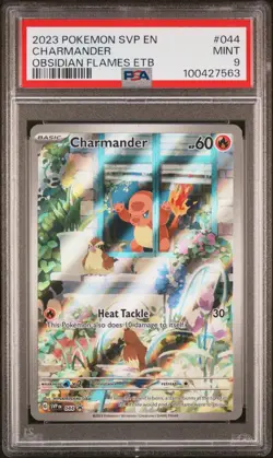 Pokemon TCG 2023 SVP Charmander 044 Holo Promo English PSA 9 - Image 1