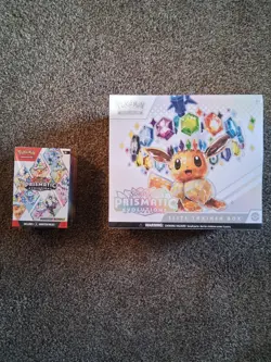 Pokemon Prismatic Evolutions ETB and Booster Bundle Sealed - Image 1