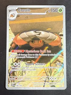 Crustle 186/182 - Illustration Rare - Pokemon Destined Rivals - DRI EN - NM - Image 1