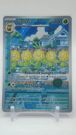 Sunflora - 169/167 - Illustration Rare - Twilight Masquerade - Pokemon - NM/M - Image 1