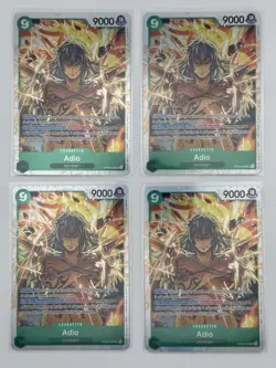 ONE PIECE TCG - ADIO OP09-023 - SUPER RARE - ENGLISH - x4 - Image 1