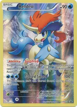 1x Keldeo - XY118 - Mythical Collection Promo Lightly Played Pokemon XY - Black - Image 1
