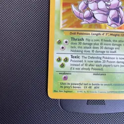 Nidoking Pokemon Card Holo 11/102 Base Set Rare Unlimited - Image 4